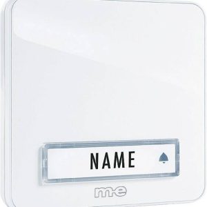 m-e modern-electronics KTA-1 W Płytka do dzwonka z nazwiskiem 1 x biały 12 V/1 A m-e modern-electronics KTA-1 W Płytka do dzwonka z nazwiskiem 1 x biały 12 V/1 A