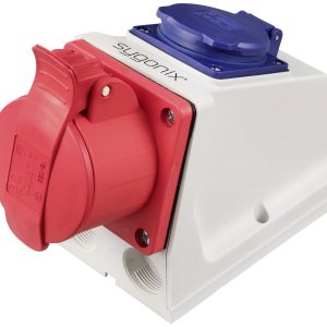 Gniazdo naścienne CEE Sygonix SY-6271370 16 A 415 V/AC Gniazdo naścienne CEE Sygonix SY-6271370 16 A 415 V/AC