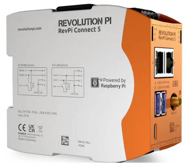 Moduł rozszerzeń PLC Revolution Pi by Kunbus RevPi Connect 5 100418 24 V/DC