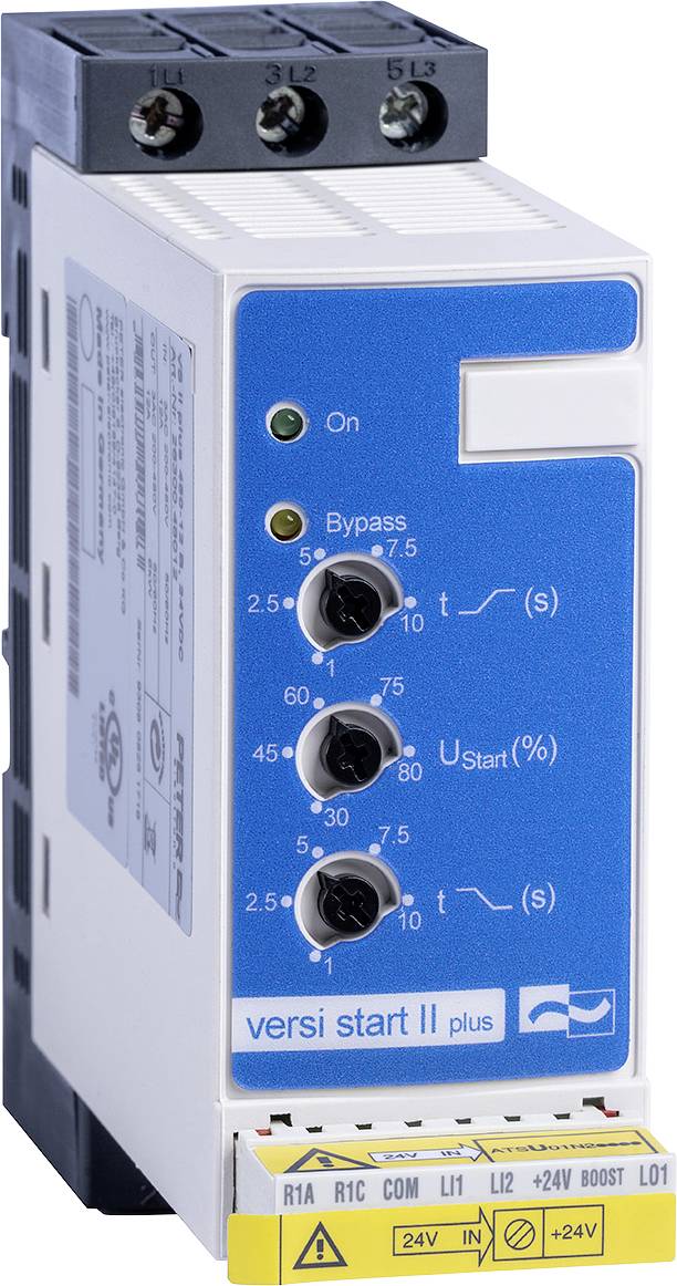 Peter Electronic VersiStart II plus 400-6 26300.40006 Miękki rozruch Moc silnika przy 400 V 3 kW 400 V/AC Natężenie znam - obrazek 1