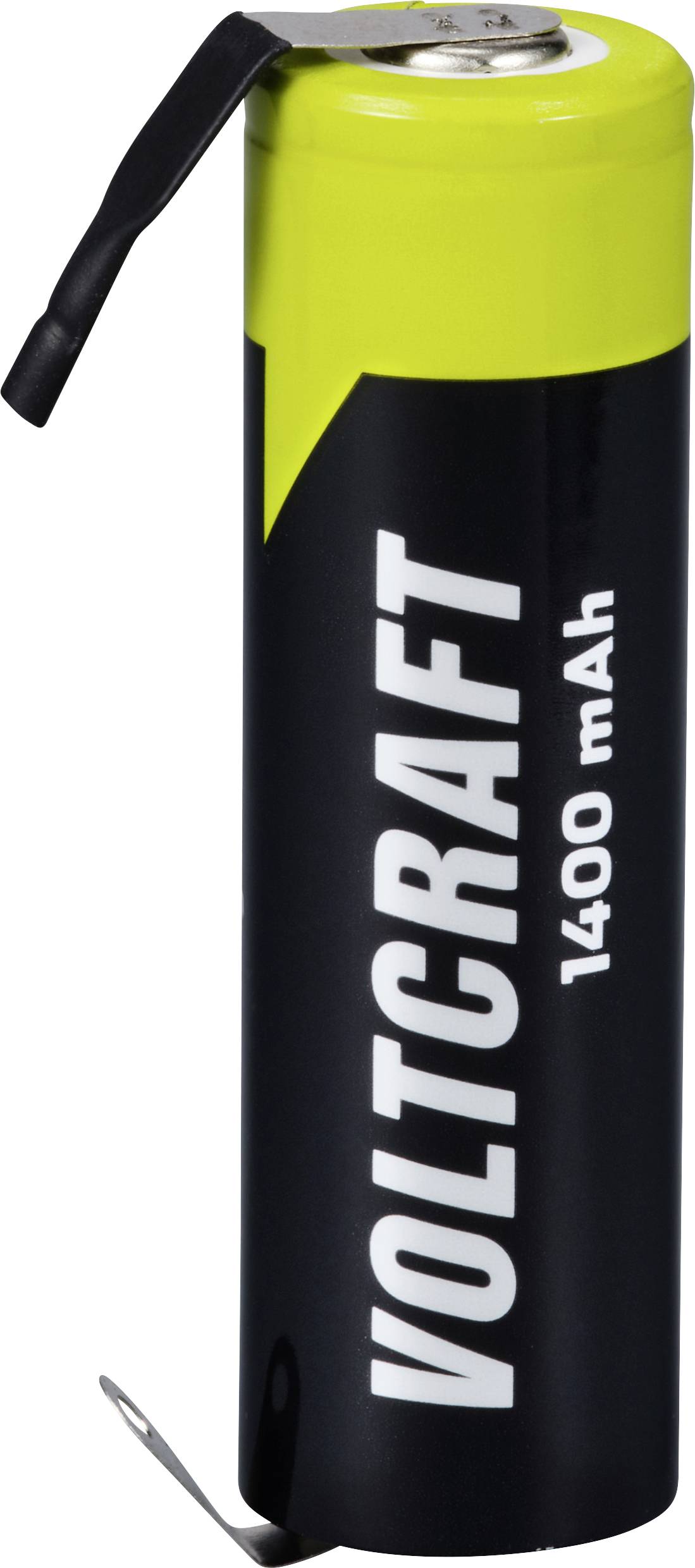 VOLTCRAFT A ULF Akumulator specjalny AA U-końcówka do lutowania, Nadaje się do dużych prądów NiMH 1.2 V 1400 mAh 1 szt. - obrazek 1