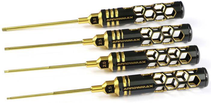 ArrowMax 2811 Klucz sześciokąt wewnętrzny 1,5, 2, 2,5, 3 - obrazek 1