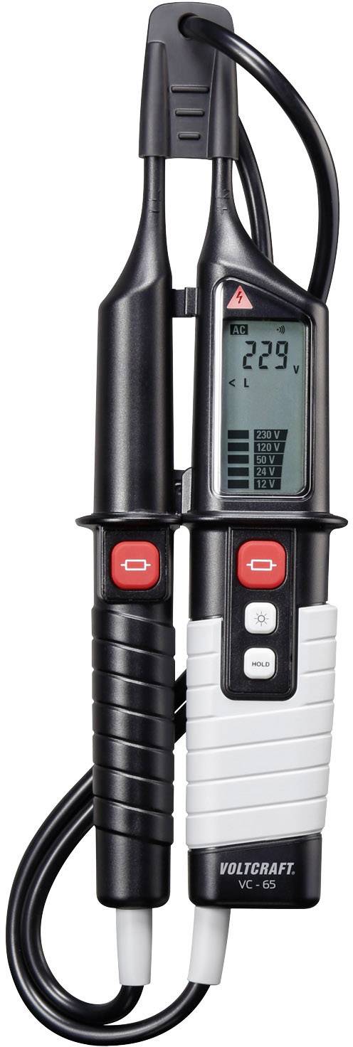 Dwubiegunowy tester napięcia VOLTCRAFT VC 65 CAT III 1000 V, CAT IV 600 V - obrazek 1