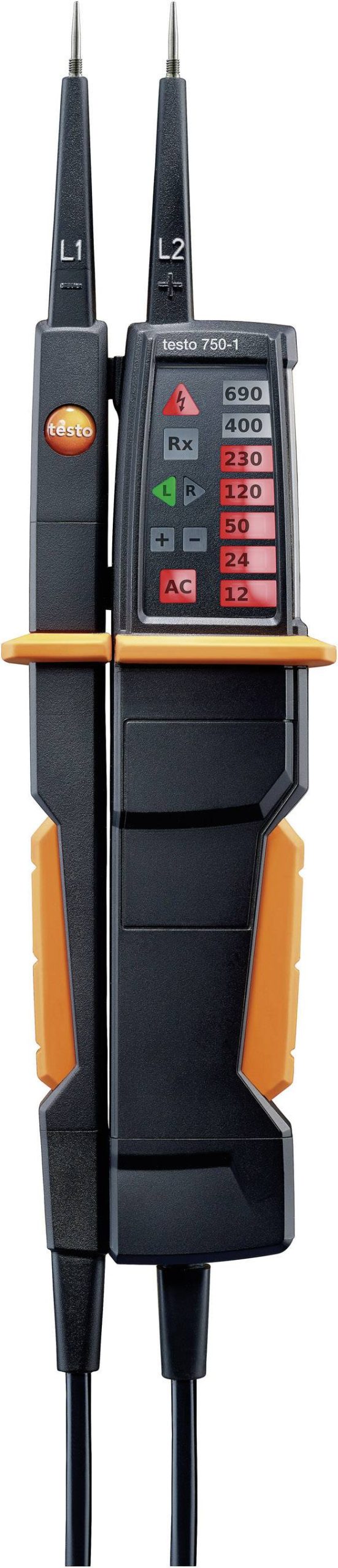 Dwubiegunowy tester napięcia testo 750-1 CAT IV 600 V, CAT III 1000 V - obrazek 1