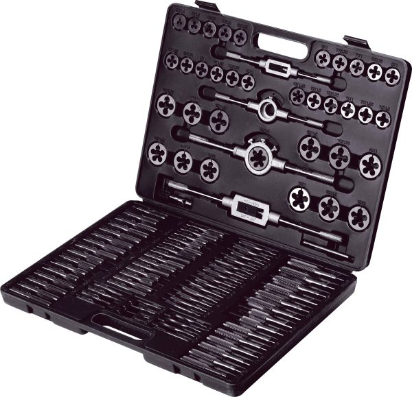 TOOLCRAFT TO-9913164 metryczny M2, M3, M4, M5, M6, M7, M8, M9, M10, M11, M12, M14, M16, M18 DIN 2181 hartowana stal stop