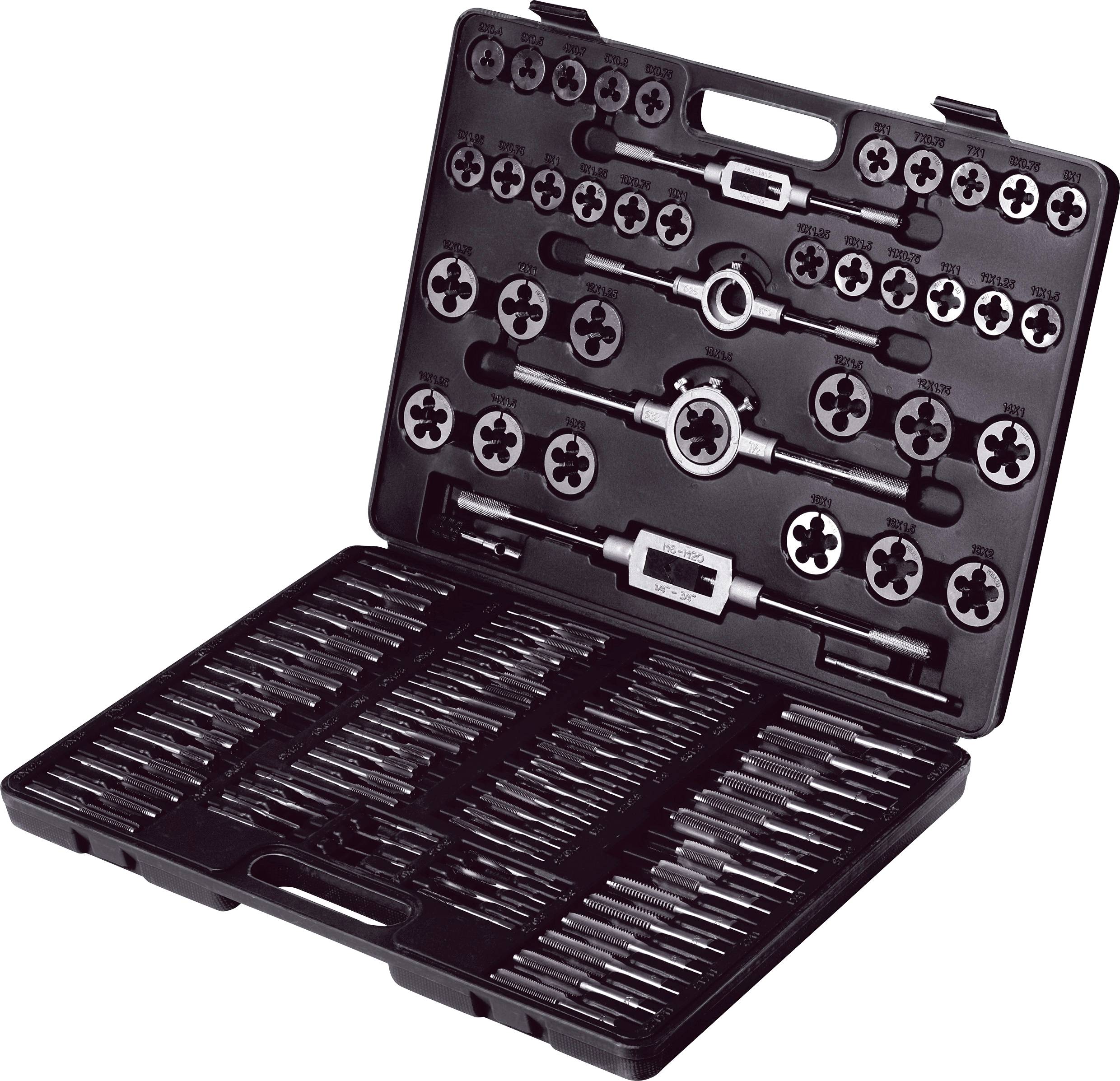 TOOLCRAFT TO-9913164 metryczny M2, M3, M4, M5, M6, M7, M8, M9, M10, M11, M12, M14, M16, M18 DIN 2181 hartowana stal stop - obrazek 1