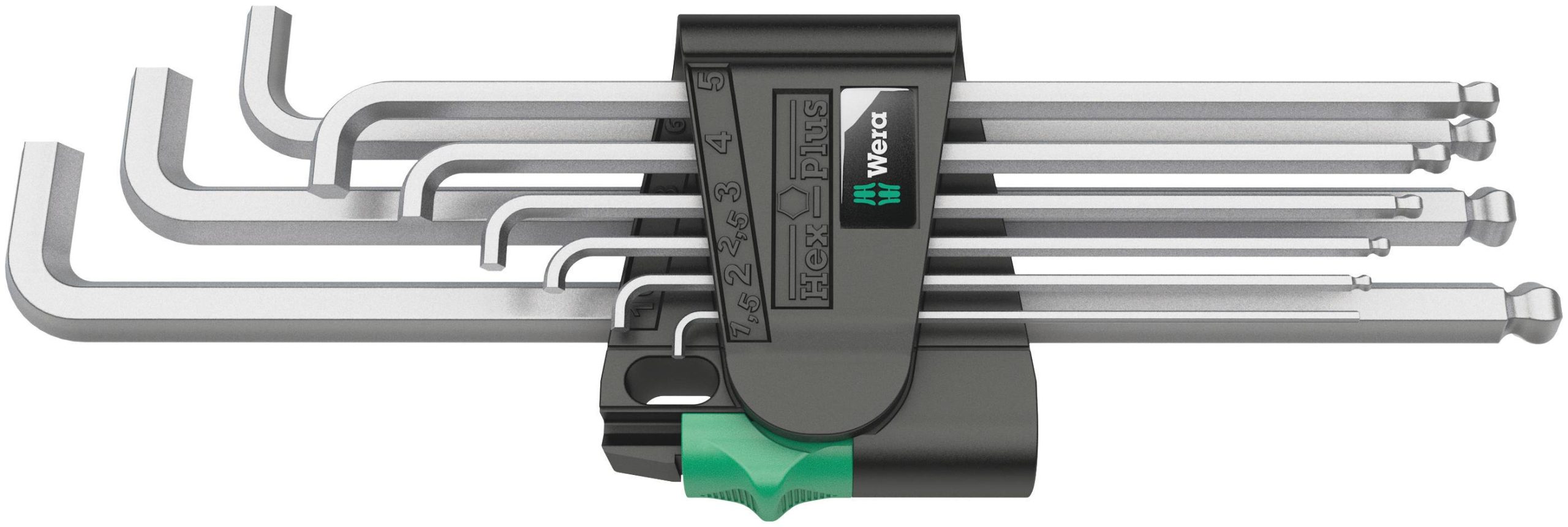 Wera 950 PKLS/9 SM SB wewnętrzny sześciokąt Zestaw kluczy trzpieniowych 1.5 mm, 2 mm, 2.5 mm, 3 mm, 4 mm, 5 mm, 6 mm, 8 - obrazek 1