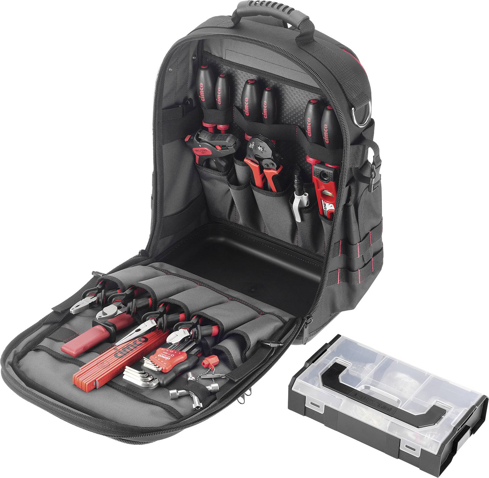Plecak na narzędzia z wyposażeniem Cimco Werkzeug-Rucksack Ergo-XL30 electr. 170426 - obrazek 1