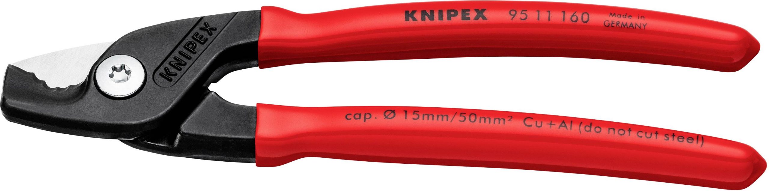 Nożyce do kabli Knipex 95 11 160 160 mm - obrazek 1