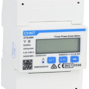 Chint G DTSU666 3×230/400V 5(80)A RS485 4PMID 313280 Licznik prądu trójfazowy cyfrowy Zezwolenie MID: tak 1 szt. Chint G DTSU666 3×230/400V 5(80)A RS485 4PMID 313280 Licznik prądu trójfazowy cyfrowy Zezwolenie MID: tak 1 szt.