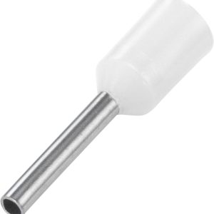 Końcówki kablowe tulejkowe 60208, kołnierz, 0.75 mm2 x 8 mm, białe, 100 szt. Końcówki kablowe tulejkowe 60208, kołnierz, 0.75 mm2 x 8 mm, białe, 100 szt.
