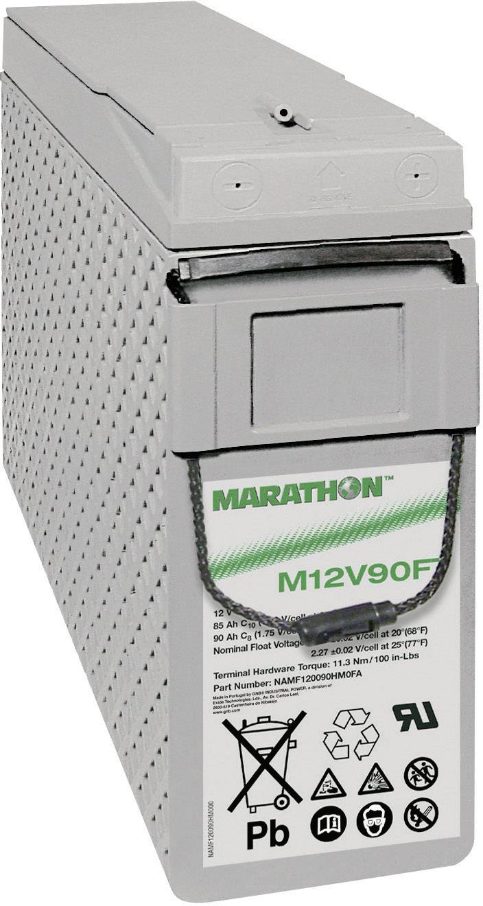 Akumulator ołowiowy GNB Marathon EXIM12V90FT NAMF120090HM0FB, AGM, 12 V, 86 Ah - obrazek 1