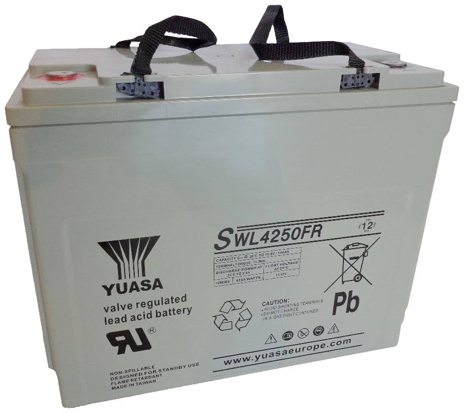 Akumulator ołowiowy Yuasa SWL4250FR, AGM, 12 V, 150 Ah - obrazek 1