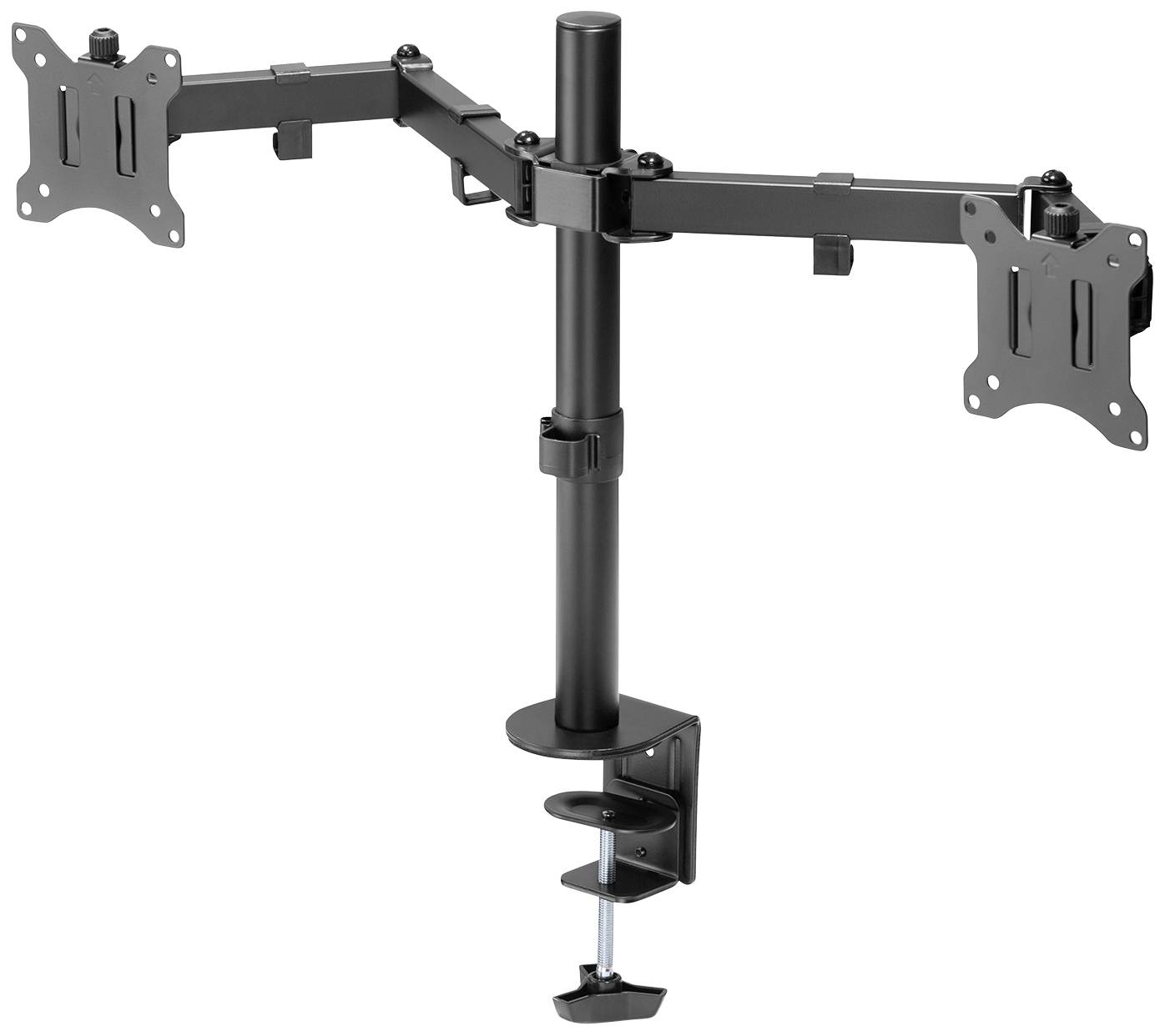 Digitus Uchwyt do monitora, stołowy DA-90400 2 Wyświetlacz 33,0 cm (13") - 81,3 cm (32") czarny, czarny (matowy) Obrotow - obrazek 1