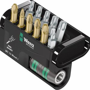 Bity Wera Bit-Check 12 Wood 1 05057423001 1 szt. krzyżakowy Pozidriv, krzyżakowy Phillips, Wewnętrzny profil T Bity Wera Bit-Check 12 Wood 1 05057423001 1 szt. krzyżakowy Pozidriv, krzyżakowy Phillips, Wewnętrzny profil T