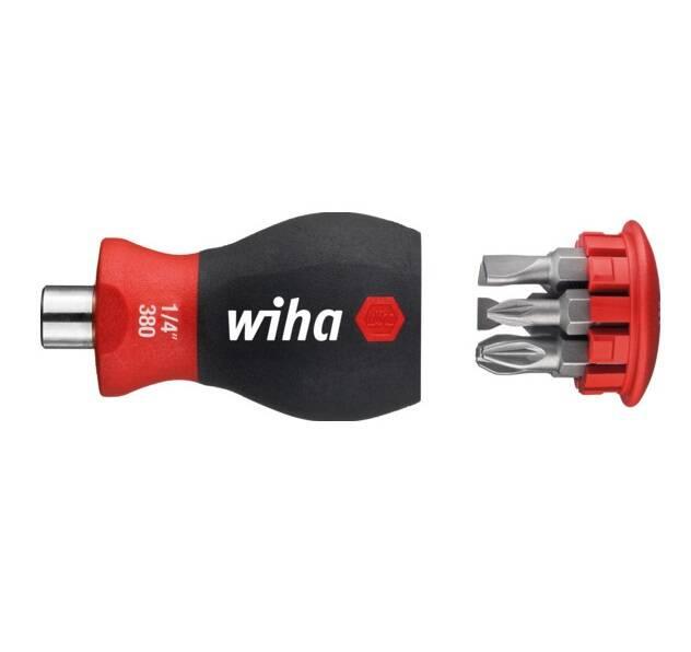 Magnetyczny wkrętak z magazynkiem bitów Stubby WIHA 10382 - obrazek 1