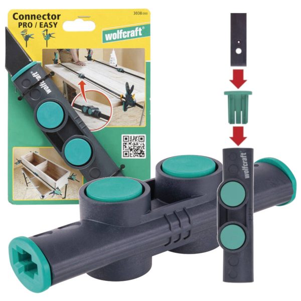 Adapter łączący do ścisków jednoręcznych Wolcraft WF3038000 Adapter łączący do ścisków jednoręcznych Wolcraft WF3038000