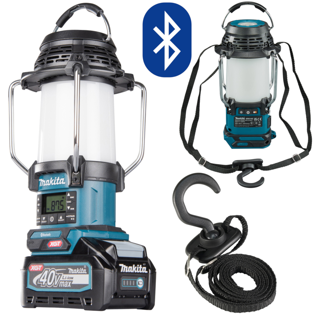 Akumulatorowa latarka/lampa z radiem XGT Makita MR010GZ - obrazek 1