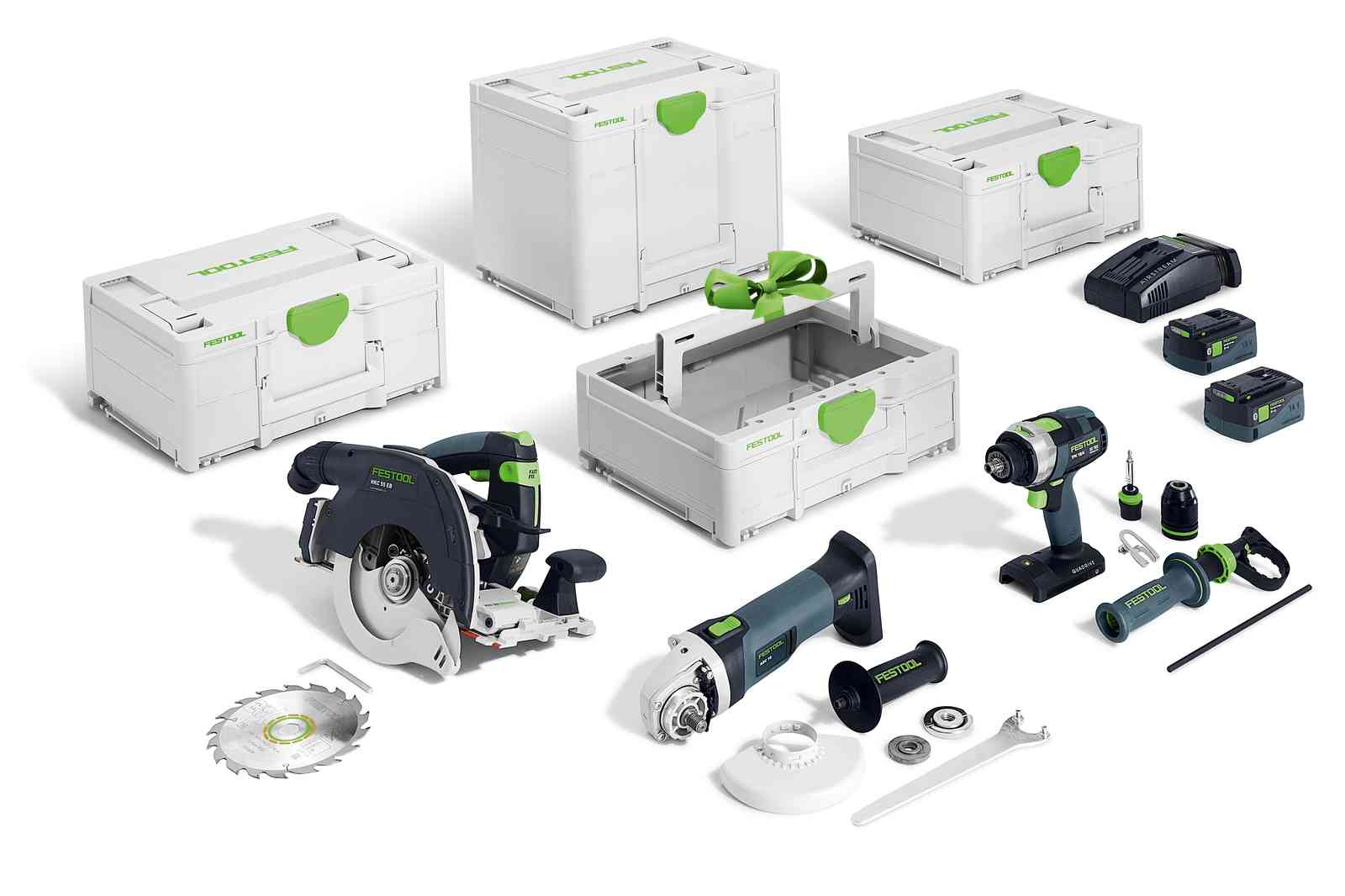 Akumulatorowy zestaw Combo - Cieśla HKC 55/TPC 18/AGC 18/TB 137 Festool 578025 - obrazek 1