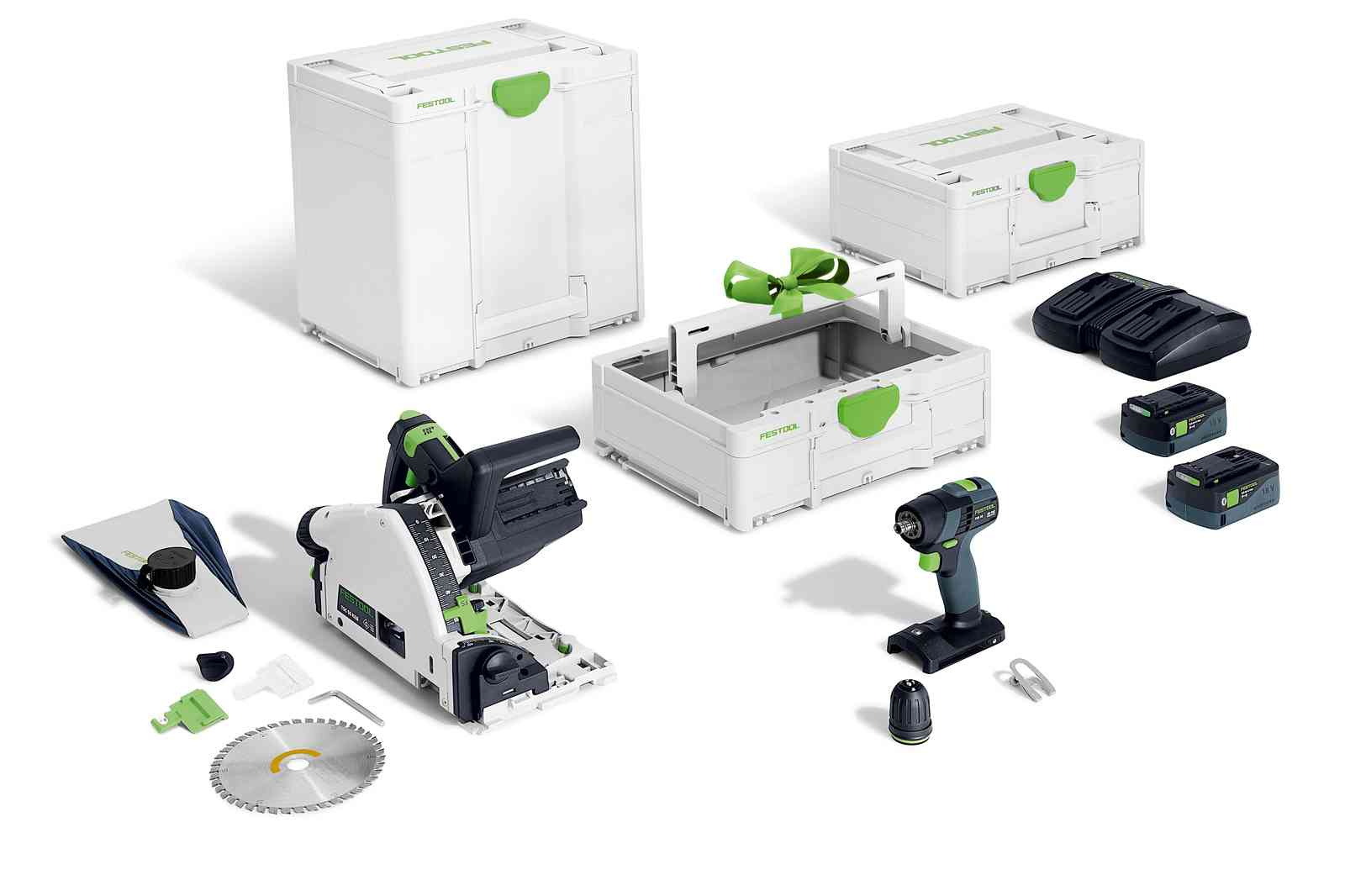 Akumulatorowy zestaw Combo - Uniwersalny TSC 55 K/TXS 18/TB M 137 Festool 578024 - obrazek 1