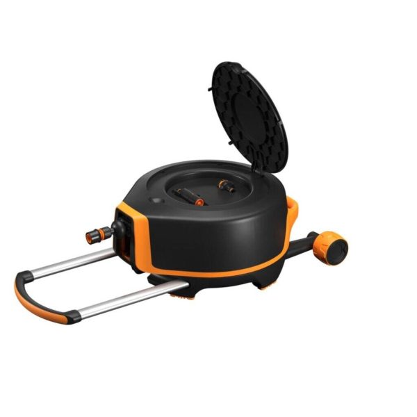 Automatyczny bęben Fiskars XL z kółkami 1067548 Automatyczny bęben Fiskars XL z kółkami 1067548