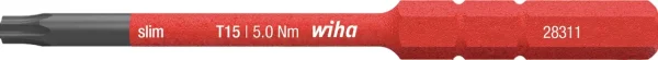 Bit slimBit electric T15 Wiha 35508 Bit slimBit electric T15 Wiha 35508