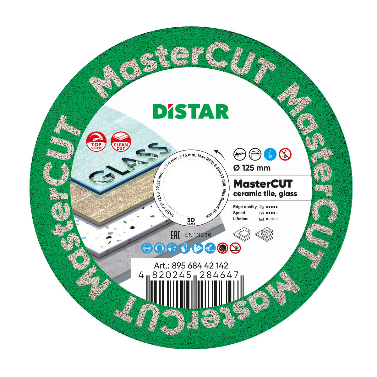Diamentowa tarcza tnąca Distar 125x22,23 mm 89568442142 - obrazek 1