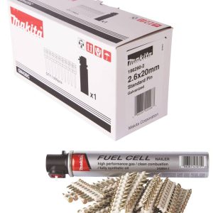Gwoździe do betonu 2,6 x 20 mm Makita 196290-2 Gwoździe do betonu 2,6 x 20 mm Makita 196290-2