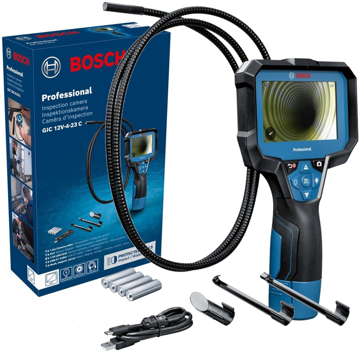 Kamera inspekcyjna Bosch GIC 12V-4-23 C Professional 0601241500 - obrazek 1