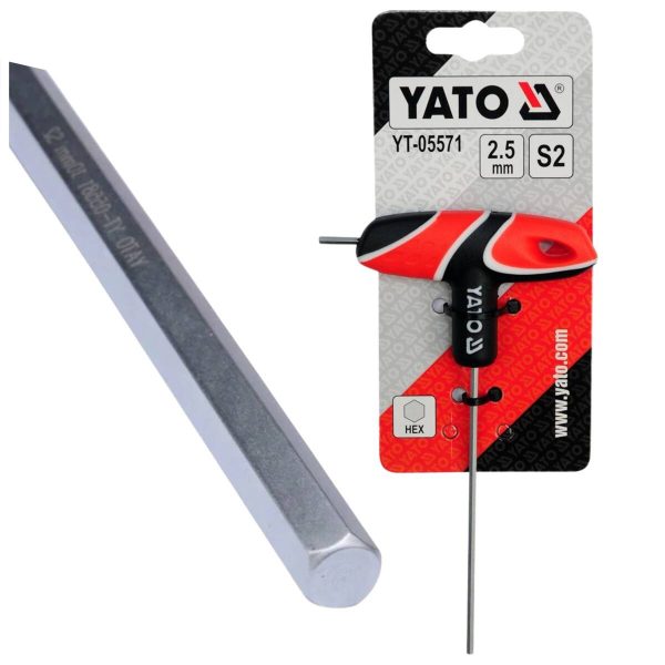 Klucz trzpieniowy 2,5 mm Yato YT-05571 Klucz trzpieniowy 2,5 mm Yato YT-05571