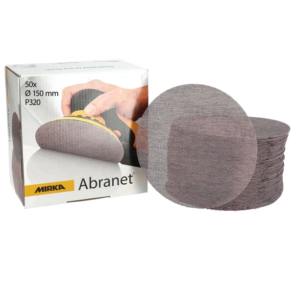 Krążki ścierne Mirka Abranet 150 mm P240 5424105025 50 szt. Krążki ścierne Mirka Abranet 150 mm P240 5424105025 50 szt.