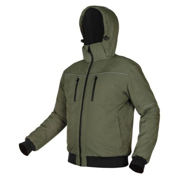 Kurtka ocieplana z kapturem OUTDOOR, zielona, NEO Tools 81-579-XXL Kurtka ocieplana z kapturem OUTDOOR, zielona, NEO Tools 81-579-XXL