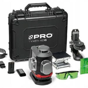 Laser czteropłaszczyznowy 360 TYXER 4DG zestaw PLUS Laser czteropłaszczyznowy 360 TYXER 4DG zestaw PLUS