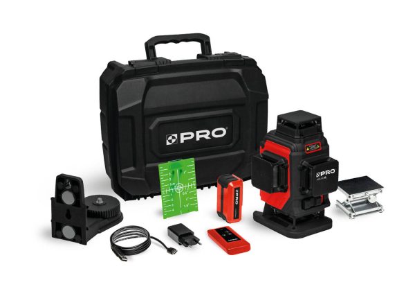 Laser wieloliniowy PRO AQ4DG zielona wiązka Zestaw PLUS PRO Laser wieloliniowy PRO AQ4DG zielona wiązka Zestaw PLUS PRO