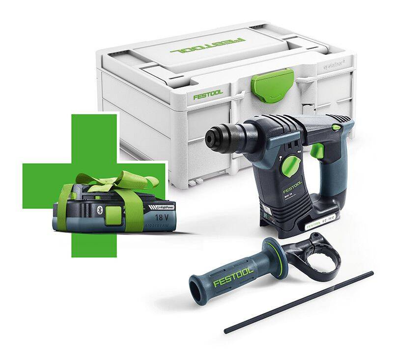 Młotowiertarka BHC 18-Basic + aku 4,0 Festool 577057 - obrazek 1