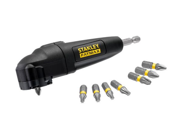 Nasadka udarowa kątowa, 9 końcówek 25 mm Stanley Nasadka udarowa kątowa, 9 końcówek 25 mm Stanley