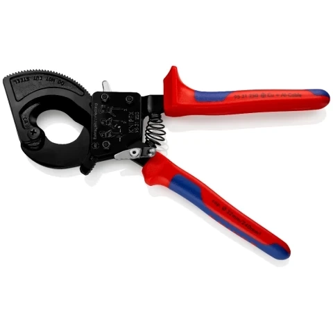 Nożyce do kabli z mechanizmem zapadkowym Knipex 9531250 Nożyce do kabli z mechanizmem zapadkowym Knipex 9531250