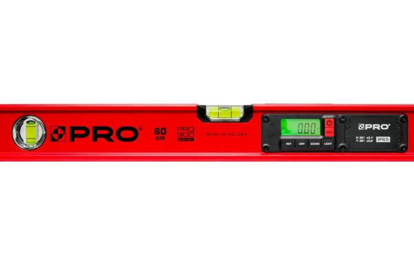 POZIOMNICA ELEKTRONICZNA PRO900 DIGITAL IP65 60cm (z pokrowcem) POZIOMNICA ELEKTRONICZNA PRO900 DIGITAL IP65 60cm (z pokrowcem)