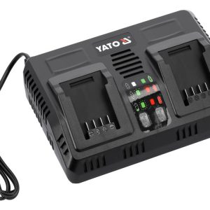 Podwójna ładowarka Yato 18V (2,4-4,5A) YT-828501 Podwójna ładowarka Yato 18V (2,4-4,5A) YT-828501