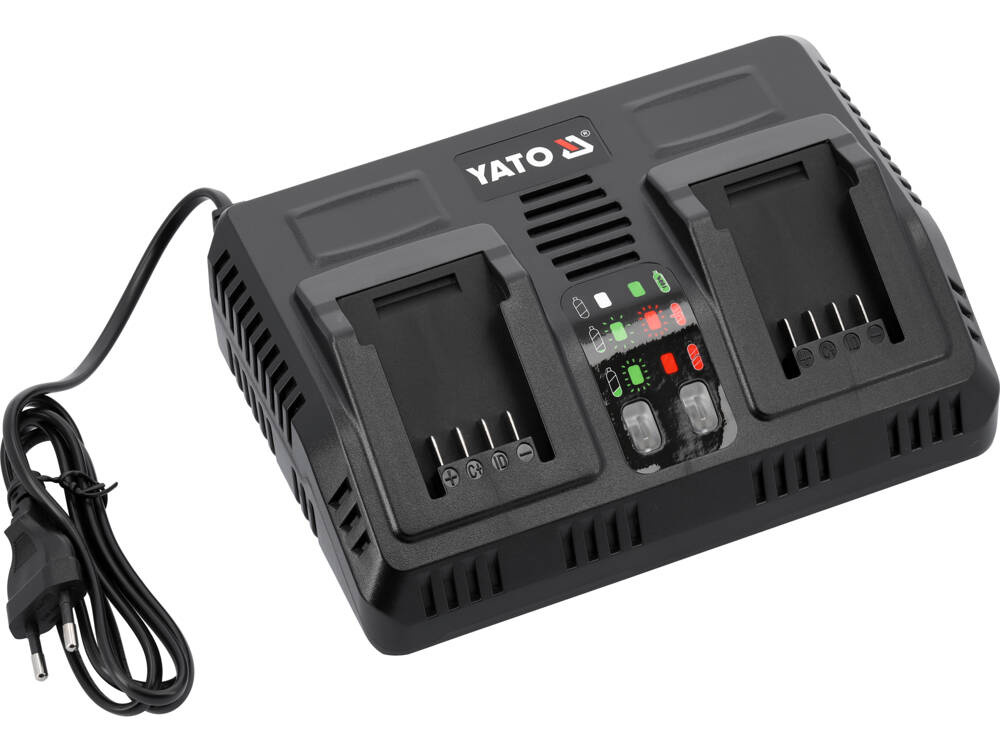 Podwójna ładowarka Yato 18V (2,4-4,5A) YT-828501 - obrazek 1