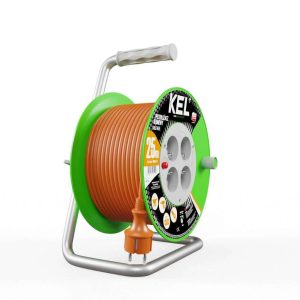 Przedłużacz bębnowy KEL W-97045, 25M/3X1,5