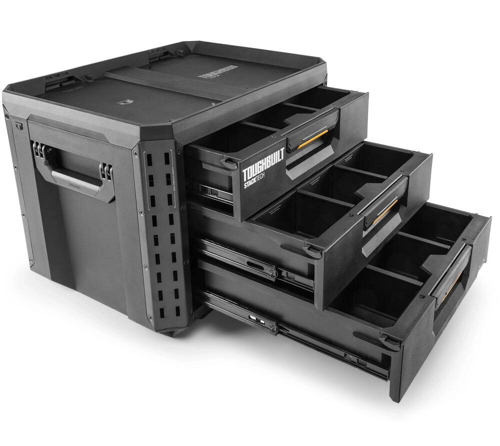 Skrzynka narzędziowa z 3 szufladami ToughBuilt StackTech TB-B1-D-70-3 - obrazek 1