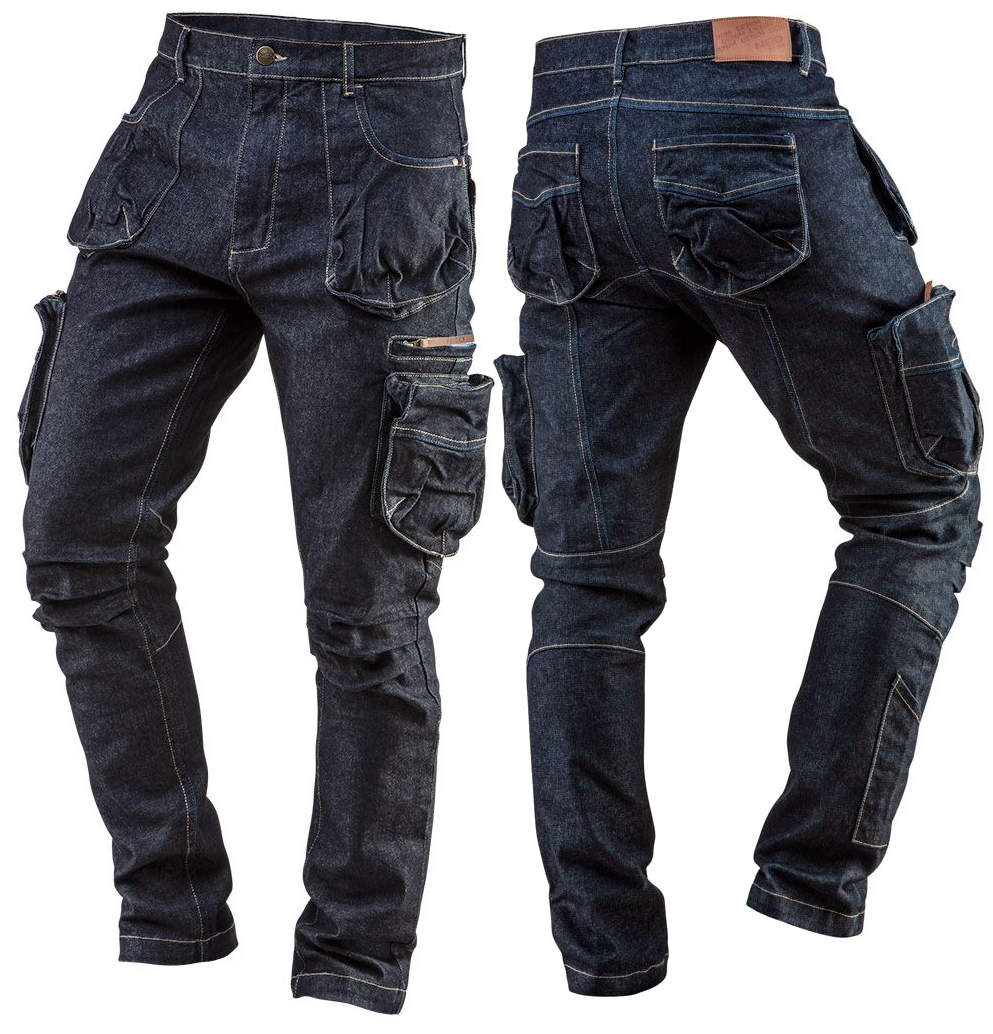 Spodnie robocze DENIM NEO Tools 81-229-L rozm. L - obrazek 1