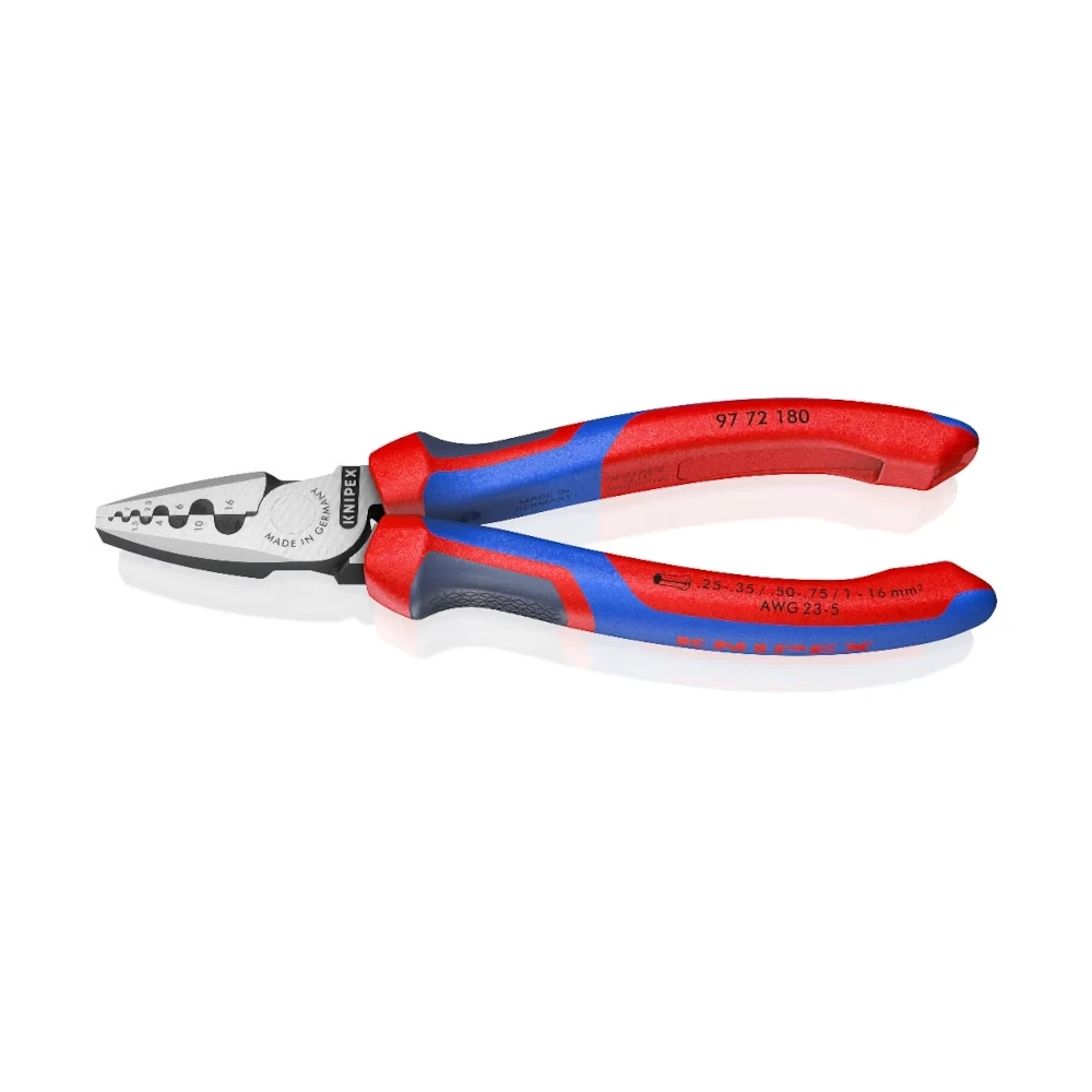 Szczypce do zagniatania tulejek kablowych Knipex 9772180 - obrazek 1