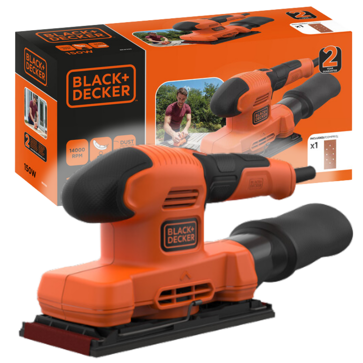 Szlifierka oscylacyjna Black Decker BEW220-QS - obrazek 1