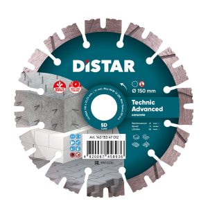 Tarcza diamentowa Distar 150×22,23 Technic Advanced 14315347012 Tarcza diamentowa Distar 150×22,23 Technic Advanced 14315347012
