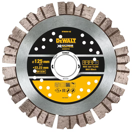 Tarcza diamentowa do betonu 125x22,23 Dewalt DT90294-QZ - obrazek 1