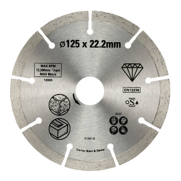 Tarcza diamentowa do betonu Stanley STA38107-XJ - obrazek 1