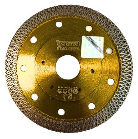 Tarcza diamentowa do cięcia gresu 115×22,23x10mm WERTEC KINGGRES115 - obrazek 1