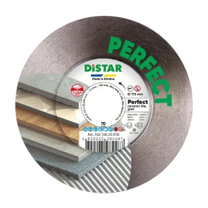 Tarcza diamentowa do cięcia płytek 115×22,23 Distar 10216025018